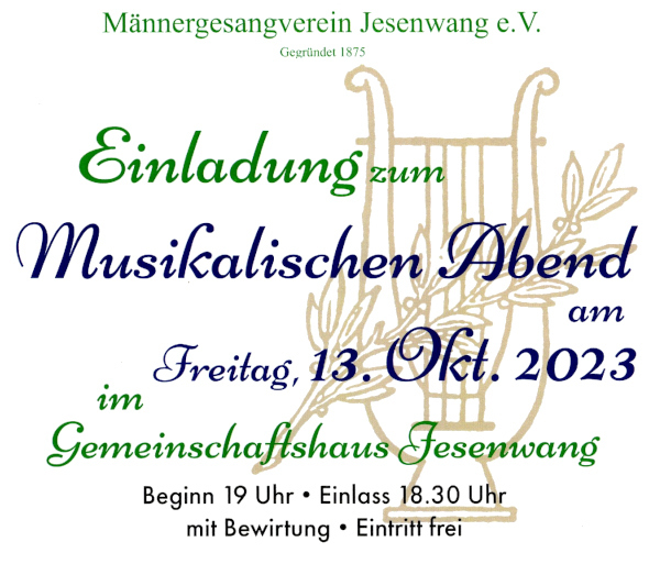 Jesenwang Musikalischer Abend 1