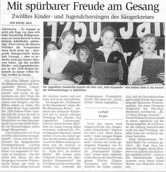 2005.04.25 Tagblatt 1 kl